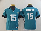 Youth Nike Jaguars 15 Gardner Minshew II Teal Vapor Untouchable Limited Jersey,baseball caps,new era cap wholesale,wholesale hats